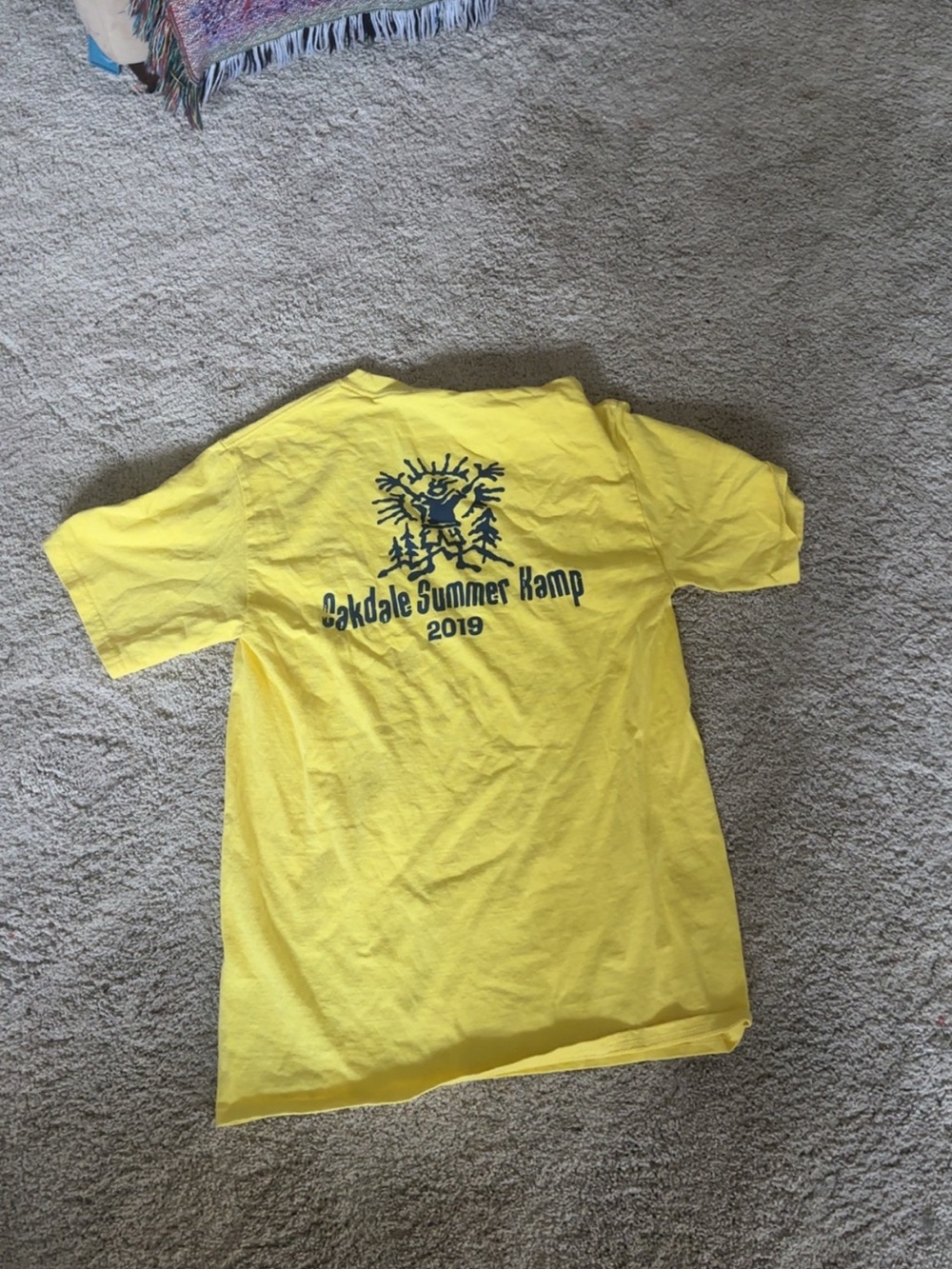 Yellow cotton t-shirt port company